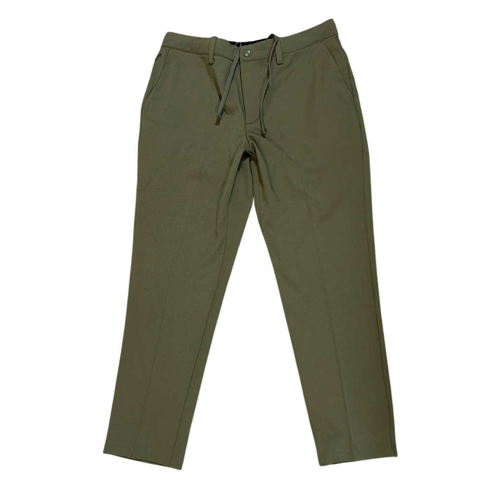 Quince Mens Ultra-Stretch 24/7 Smart Chino Pants Olive Green 32x28 Performance